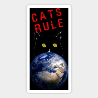 Cats Rule Sticker